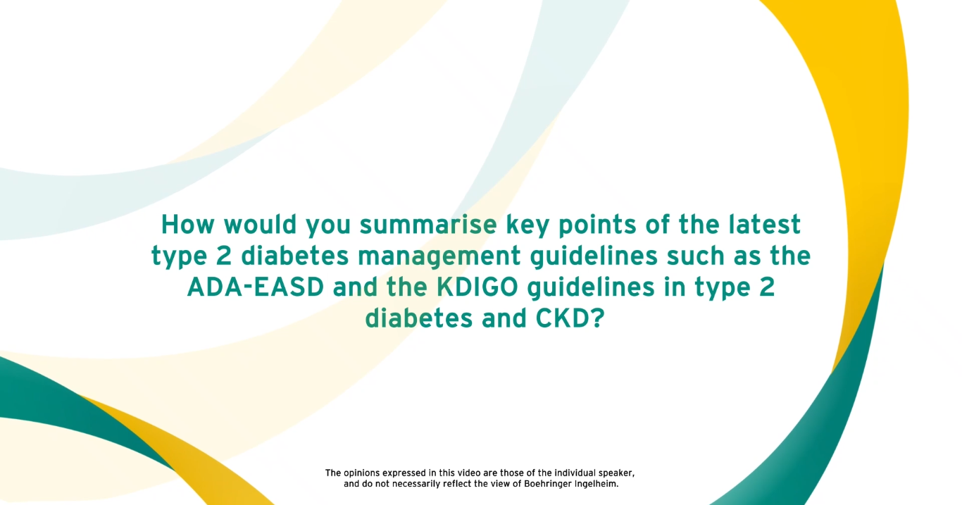 Những điểm chính trong Hướng dẫn điều trị của EASD/ADA 2022, KDIGO 2022