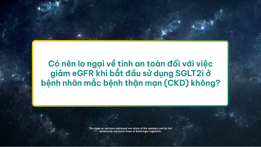 Quản lý về sự sụt giảm eGFR ban đầu